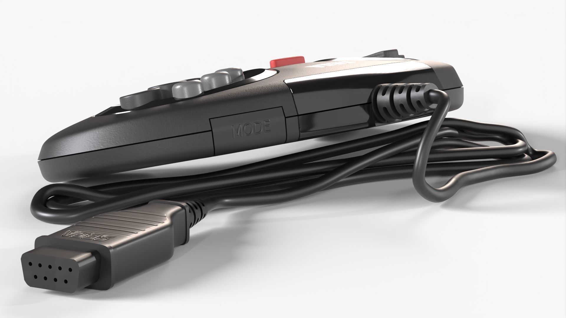 Sega Consoles Controllers Games and Accessories 3D Model Collection_57