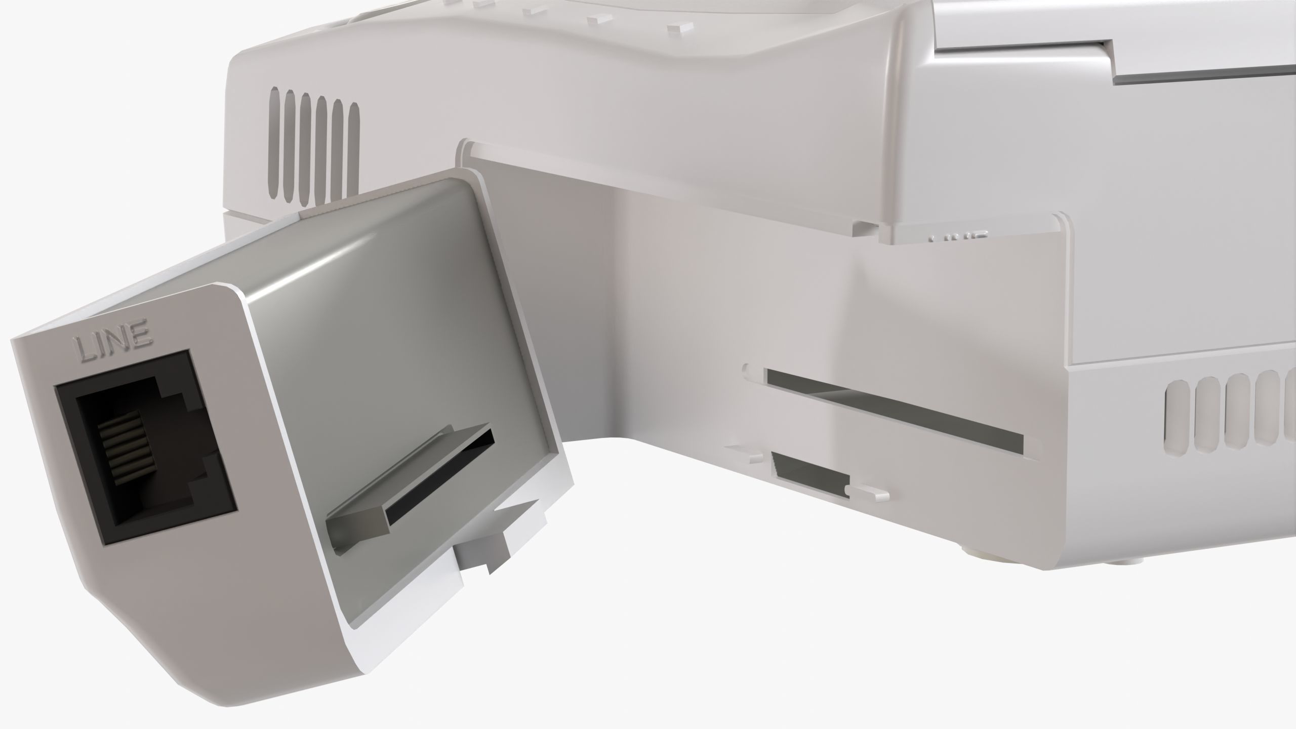 Sega Consoles Controllers Games and Accessories 3D Model Collection_102