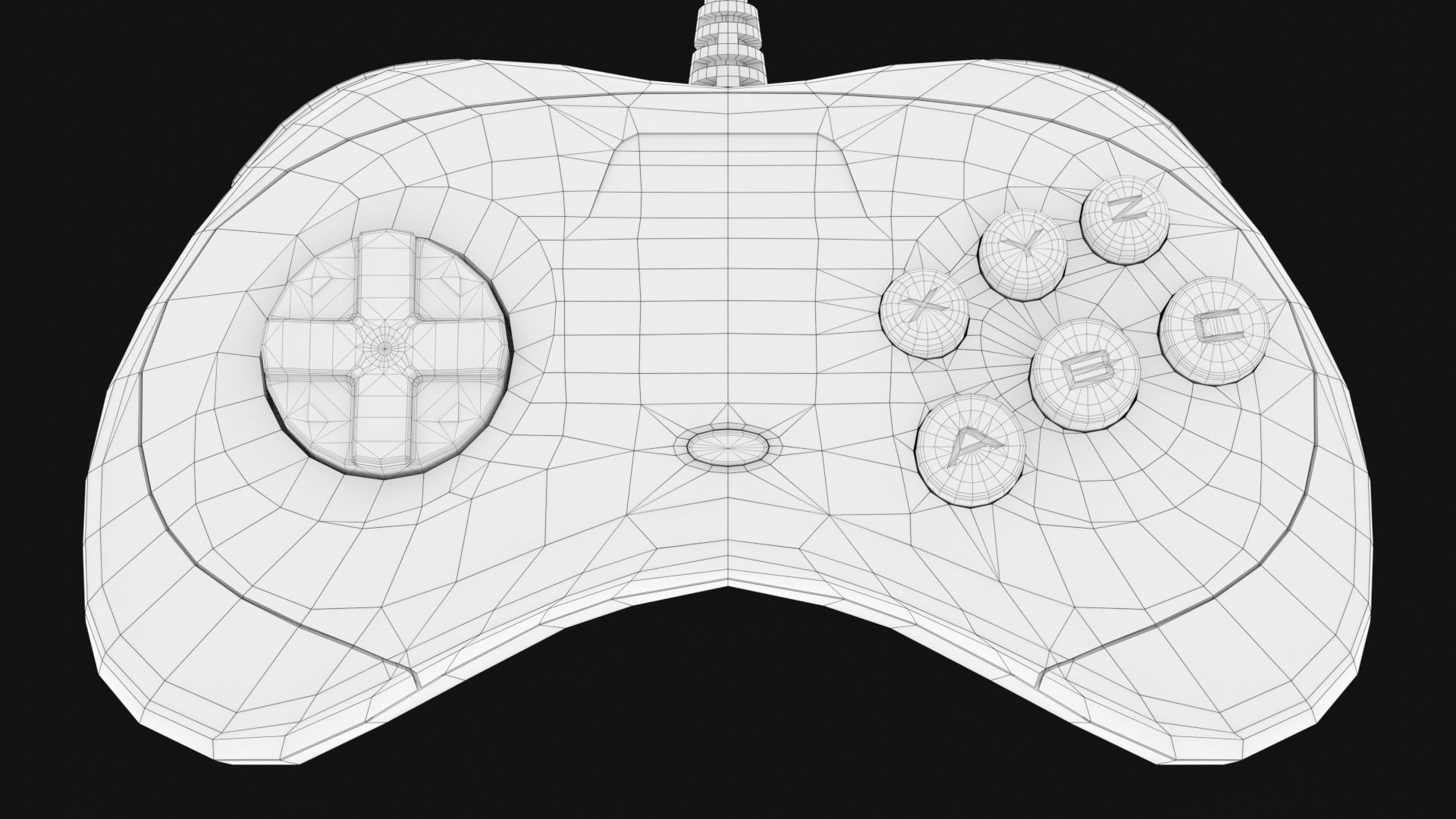 Sega Consoles Controllers Games and Accessories 3D Model Collection_88