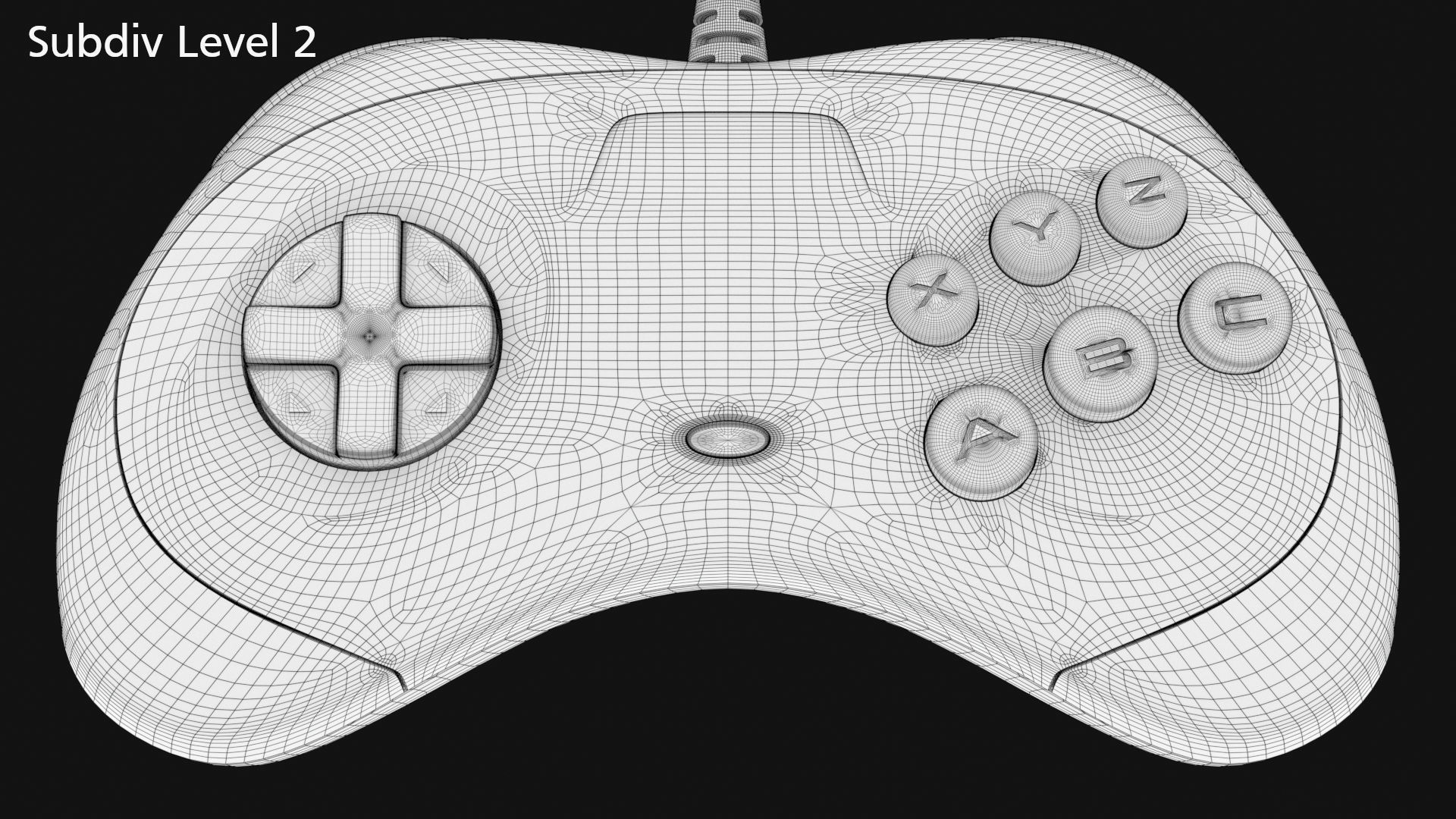 Sega Consoles Controllers Games and Accessories 3D Model Collection_95