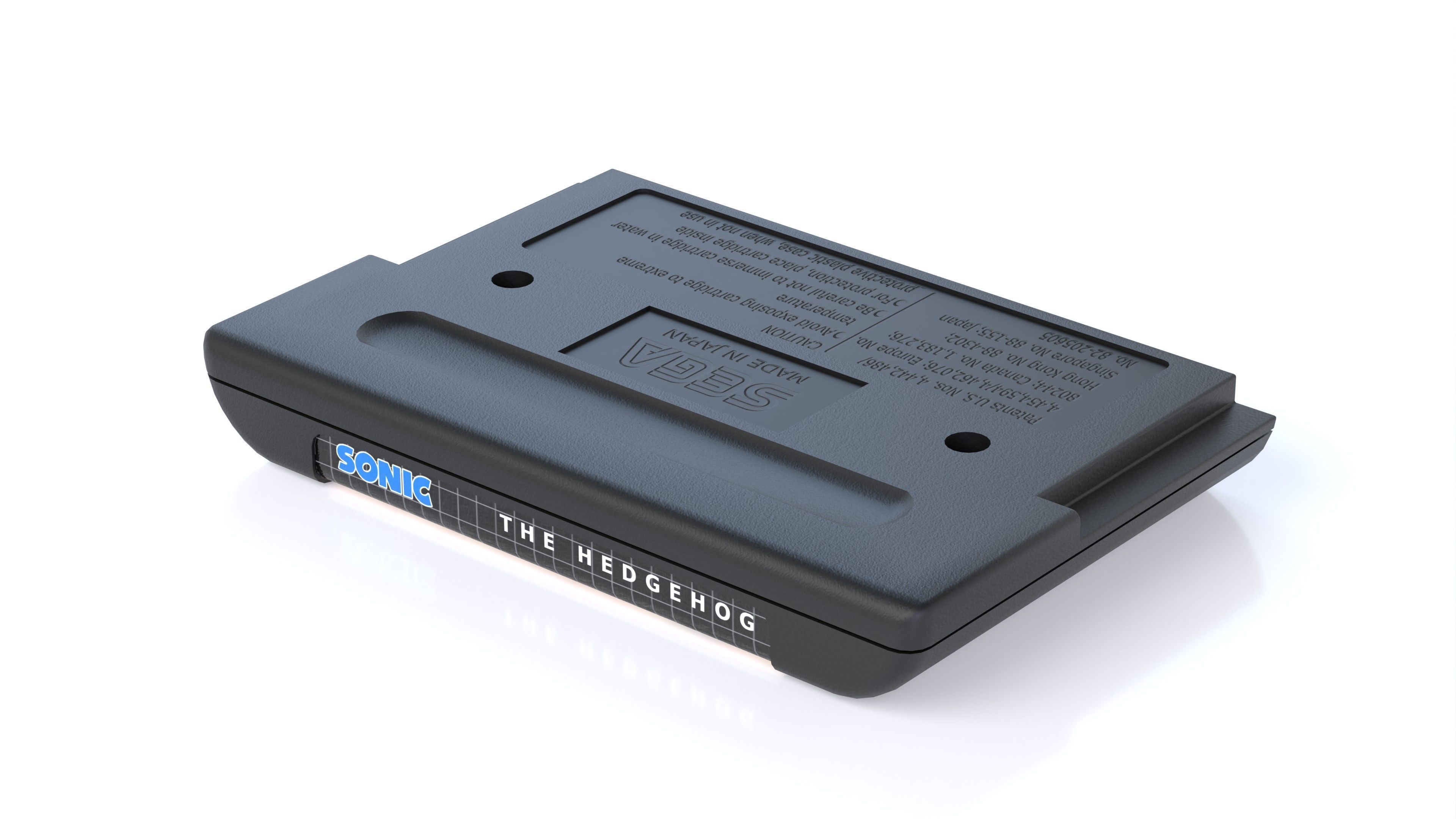 Sega Consoles Controllers Games and Accessories 3D Model Collection_49