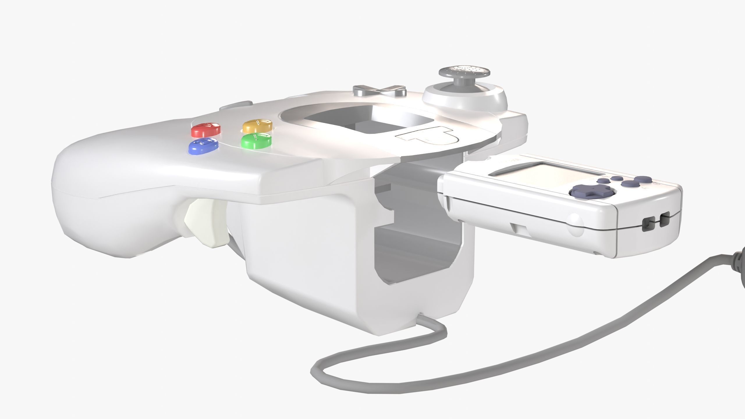 Sega Consoles Controllers Games and Accessories 3D Model Collection_115