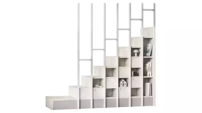 Shelf ladder for kids room