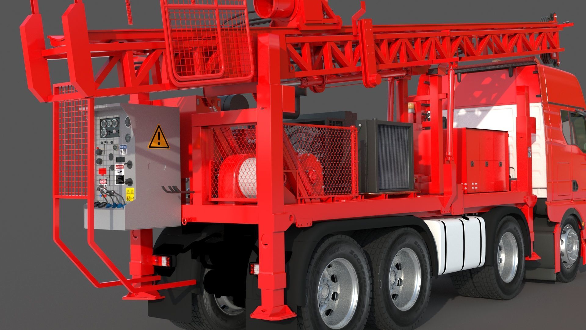 Man Sandvik Drill 3D model_13
