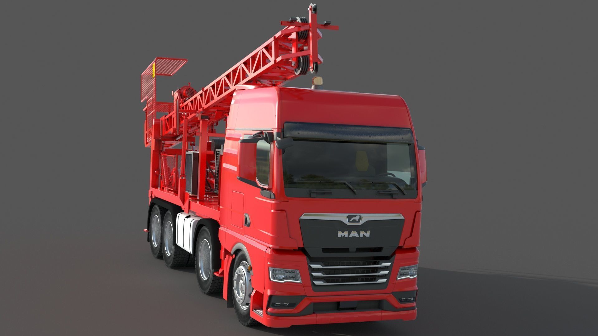 Man Sandvik Drill 3D model_3