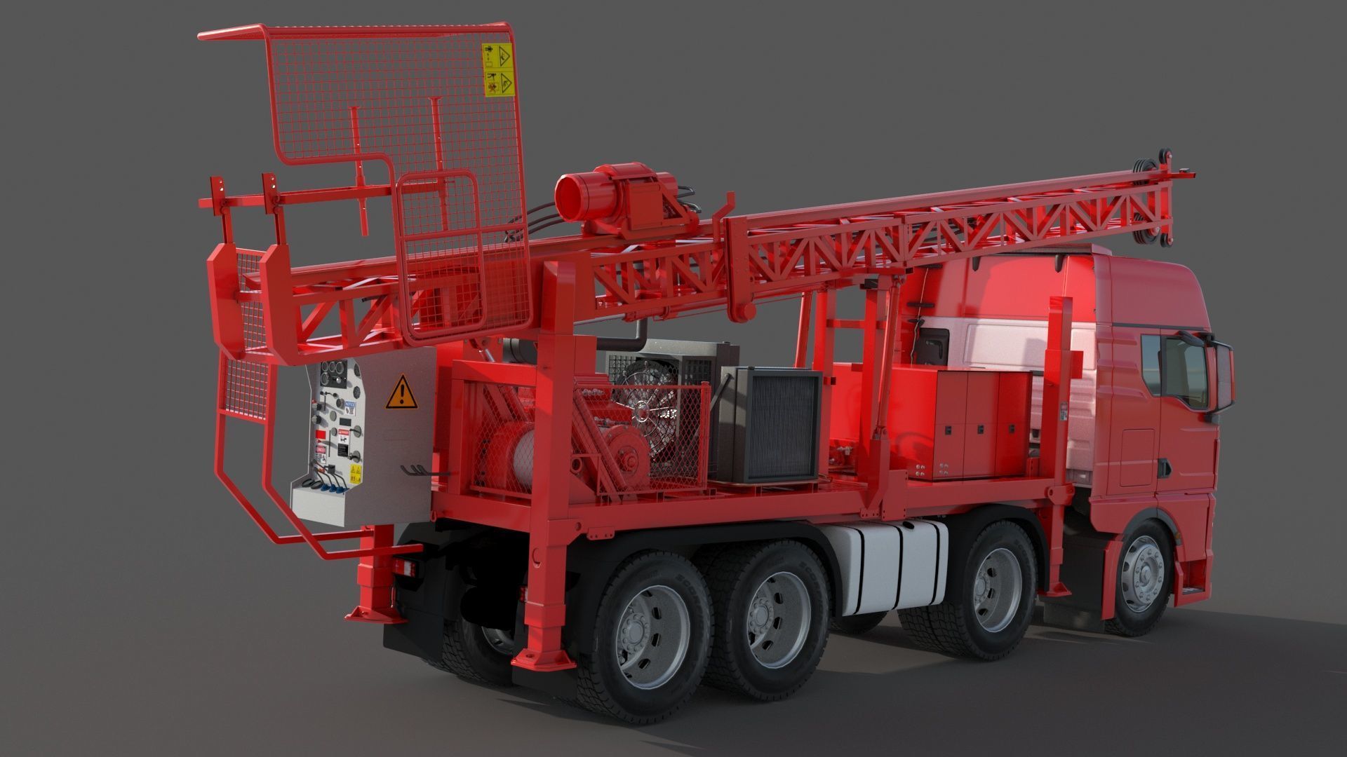 Man Sandvik Drill 3D model_6