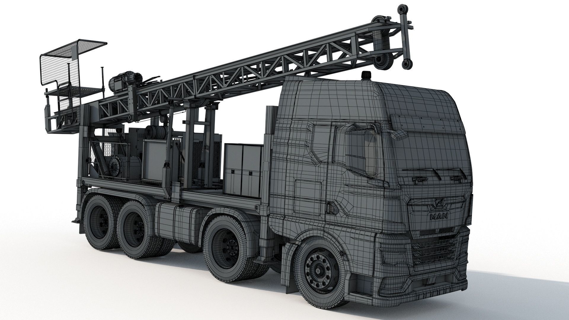 Man Sandvik Drill 3D model_20