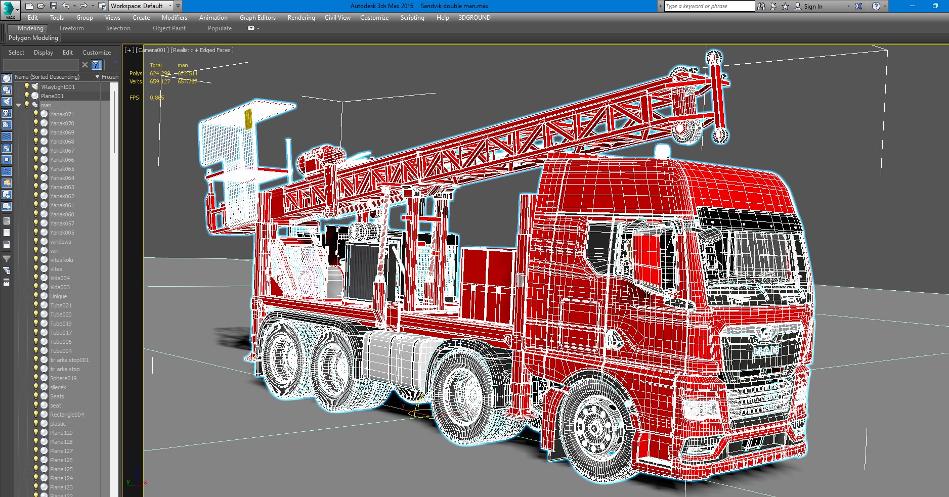 Man Sandvik Drill 3D model_19