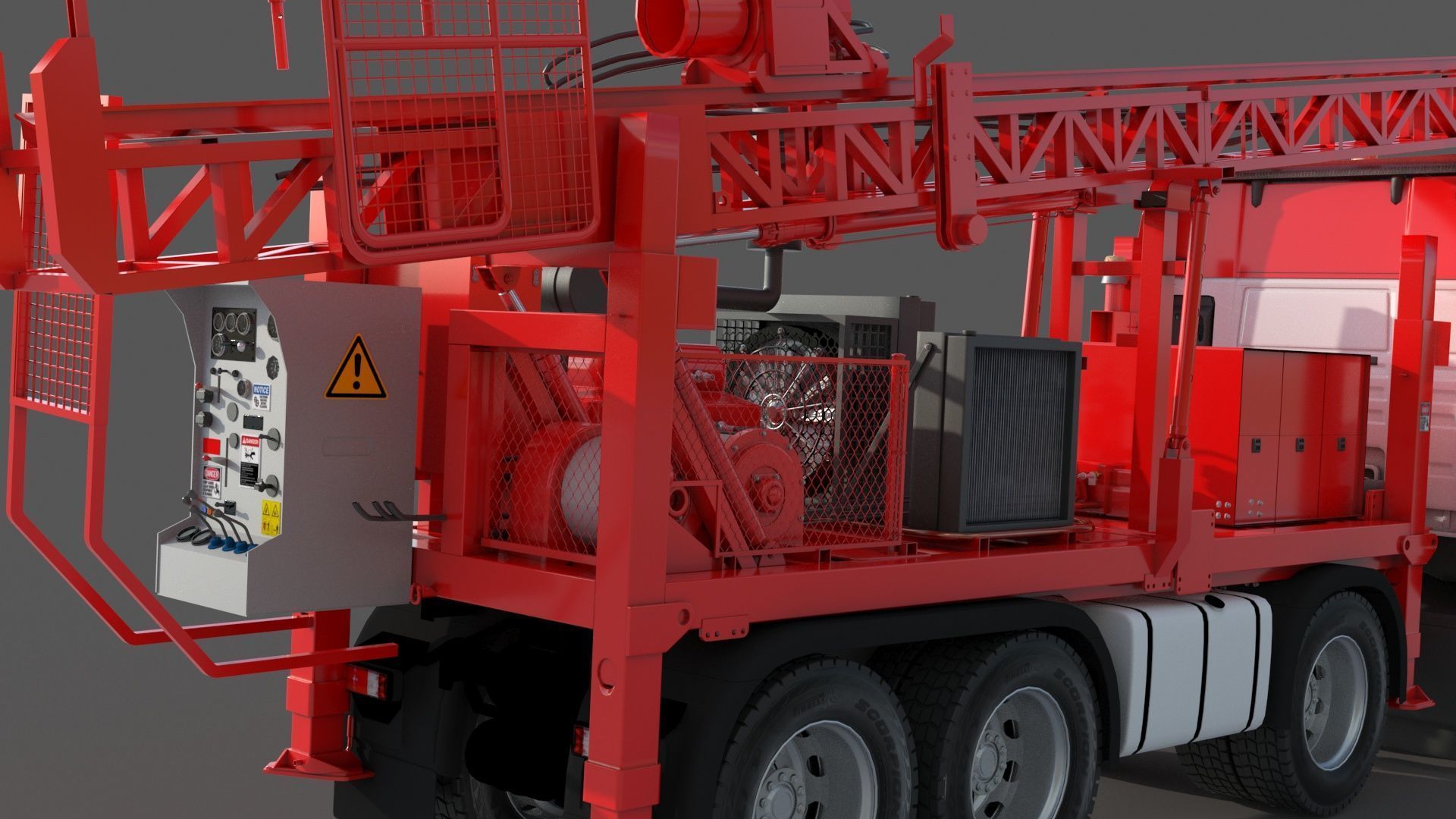 Man Sandvik Drill 3D model_8