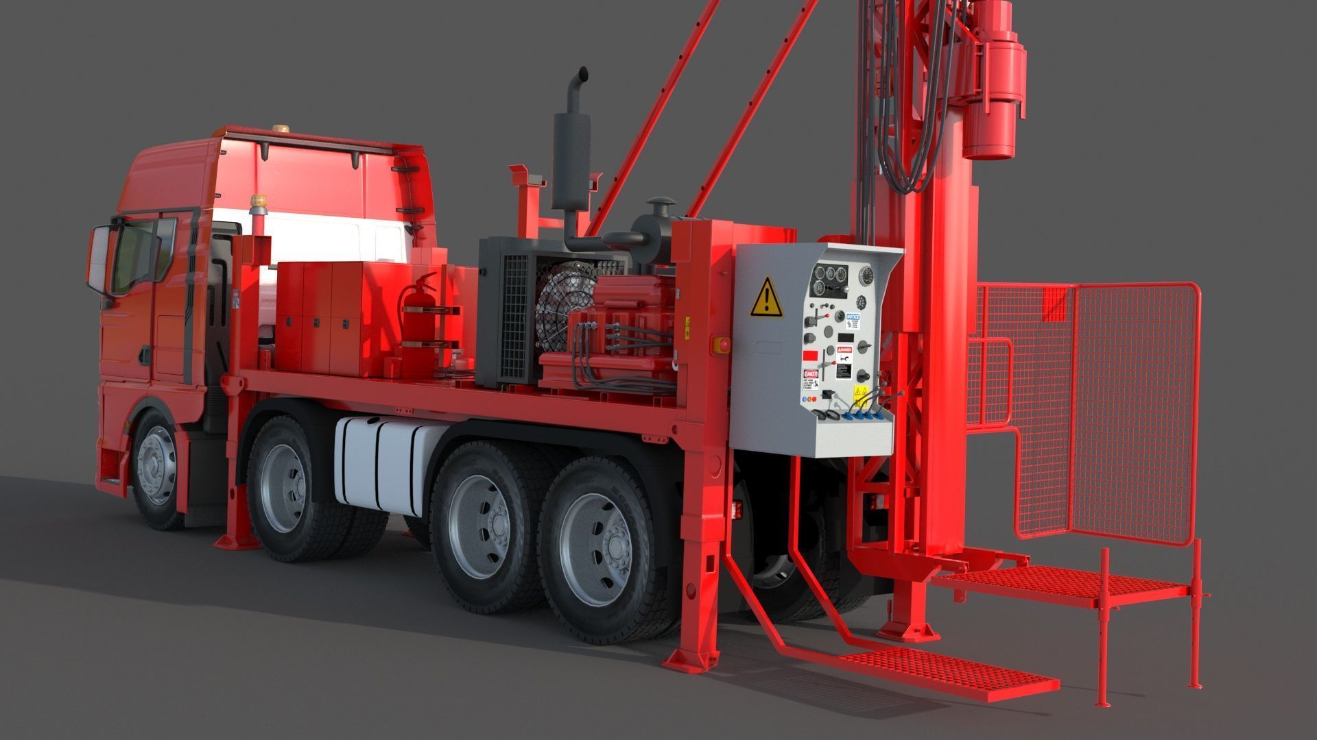 Man Sandvik Drill 3D model_15