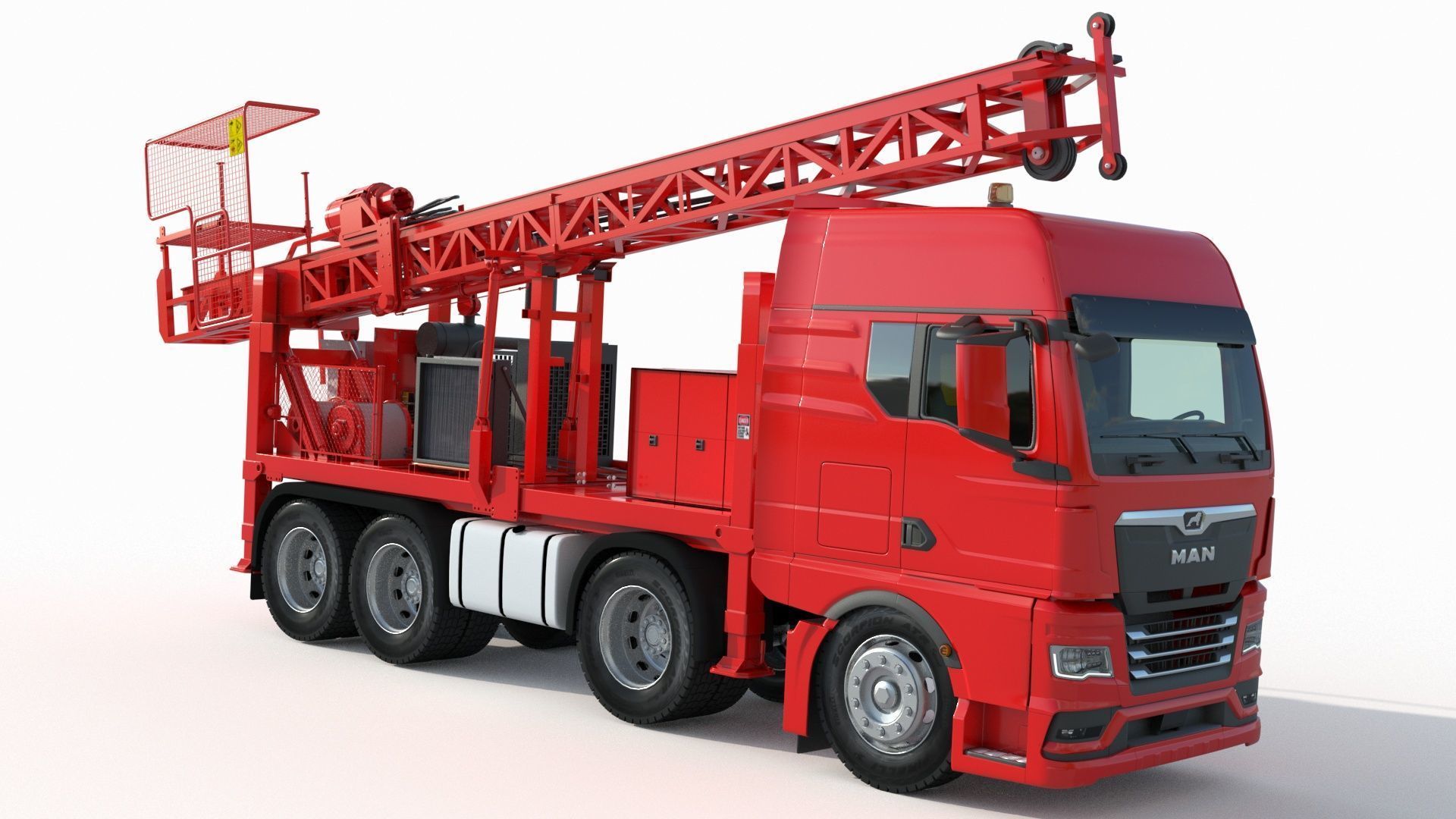 Man Sandvik Drill 3D model_1