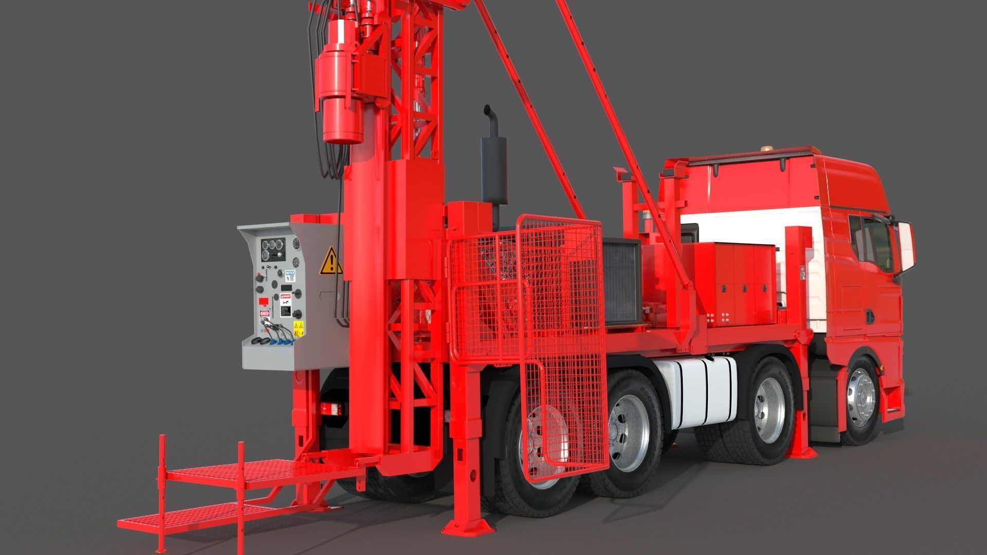 Man Sandvik Drill 3D model_14