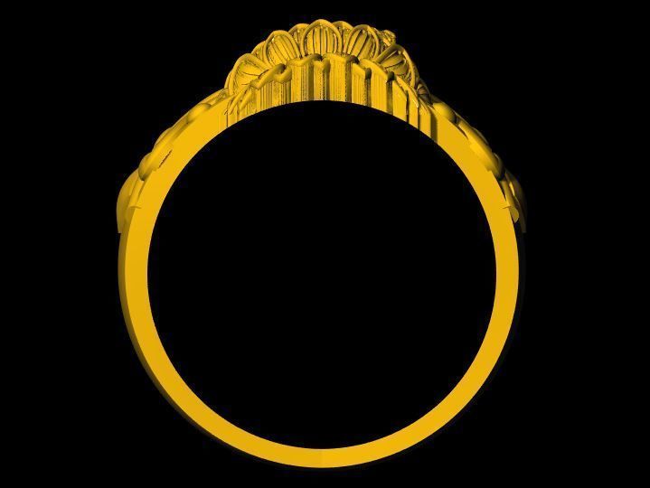 Laxmi Ring 3dm file 3D print model_3