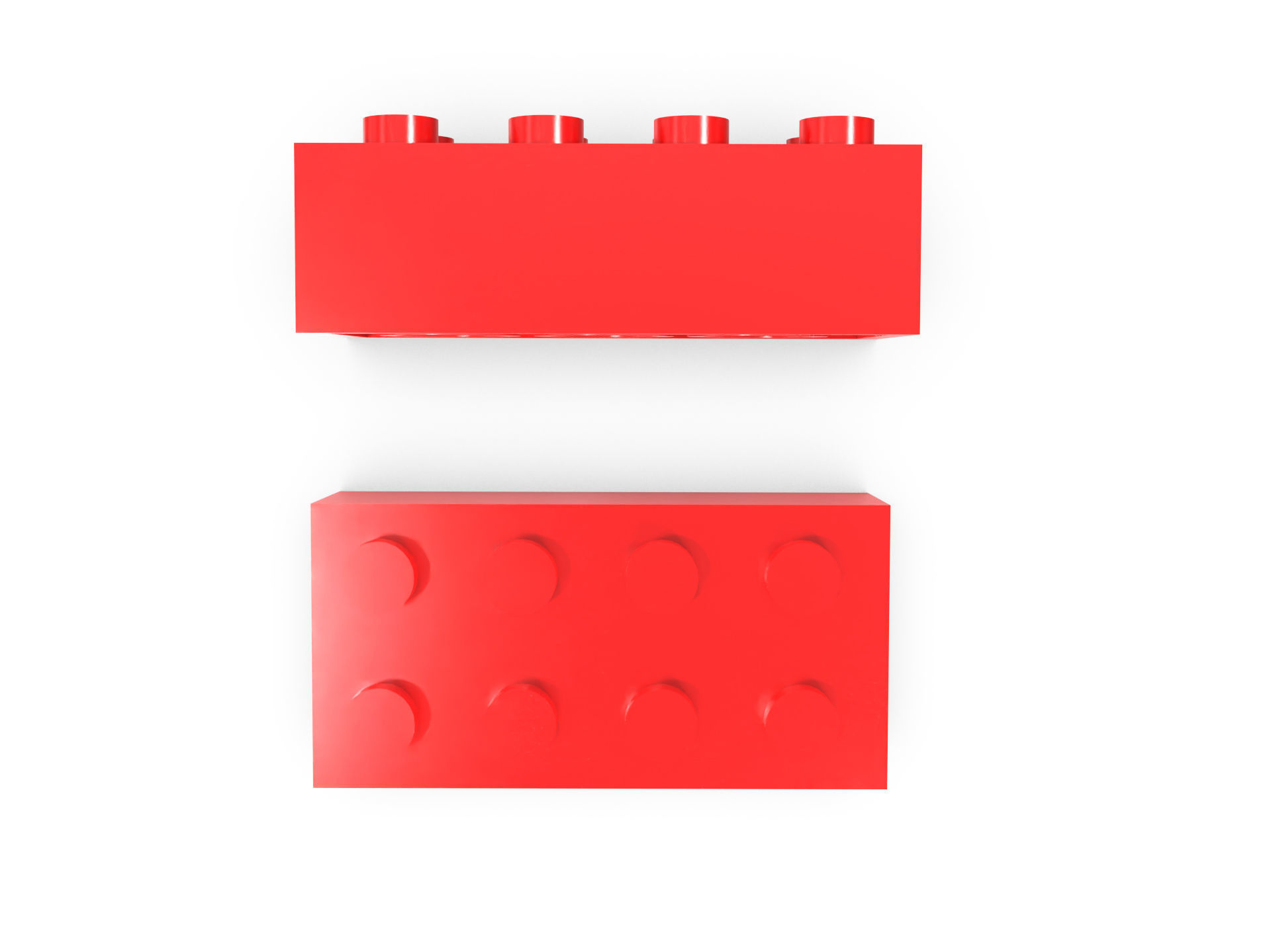 Block lego 3D print model_3