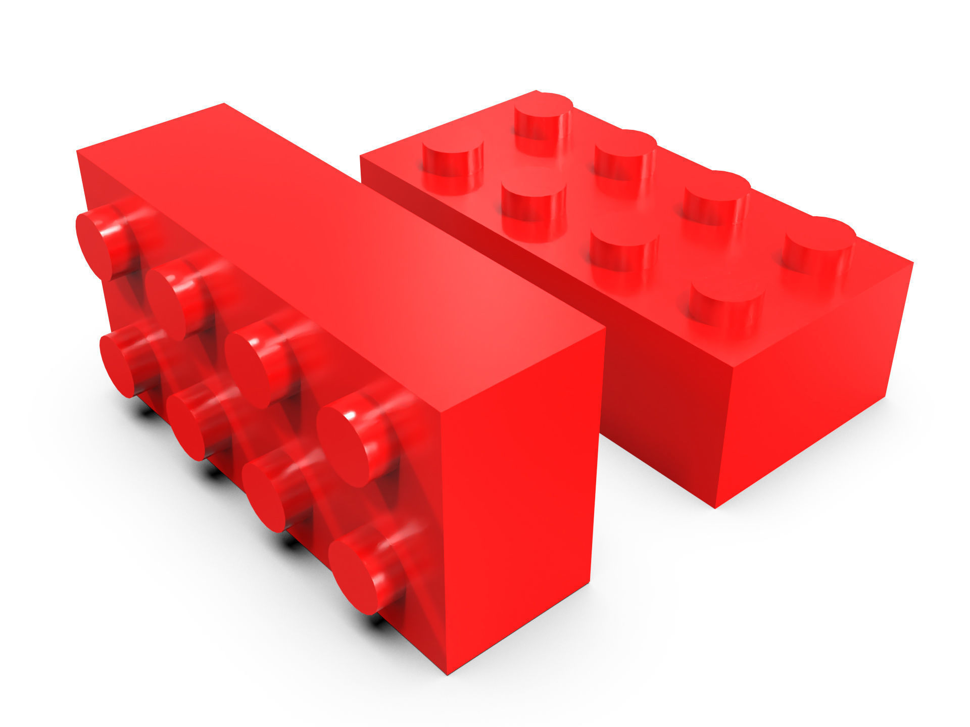 Block lego 3D print model_4