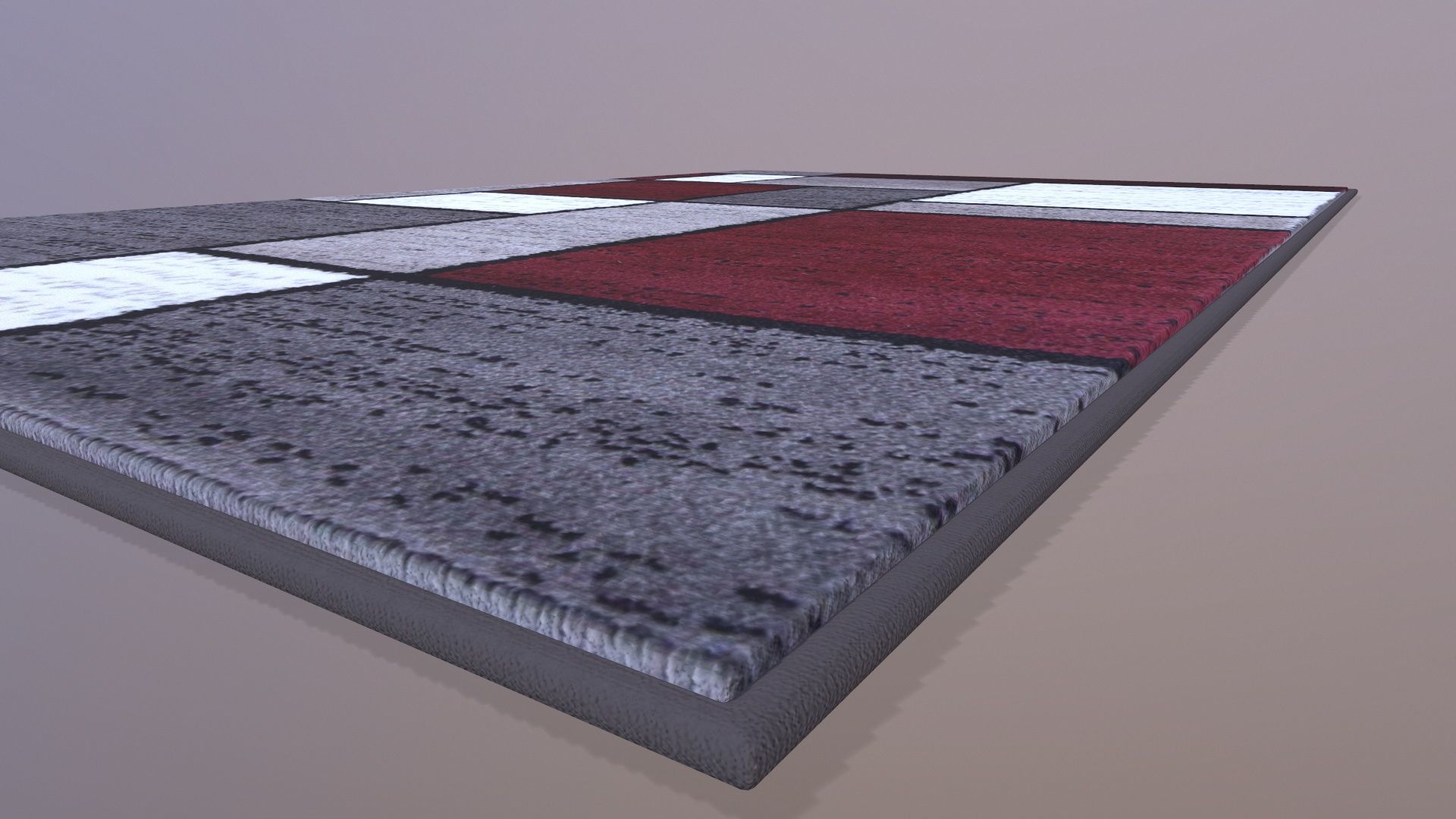 Mat 3D Model Low-poly 3D model_6