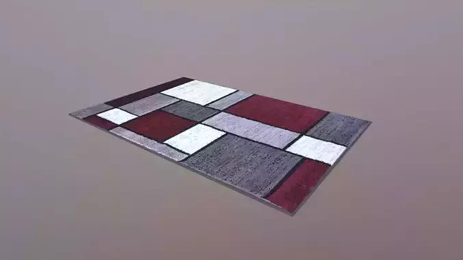 Mat 3D Model Low-poly 3D model
