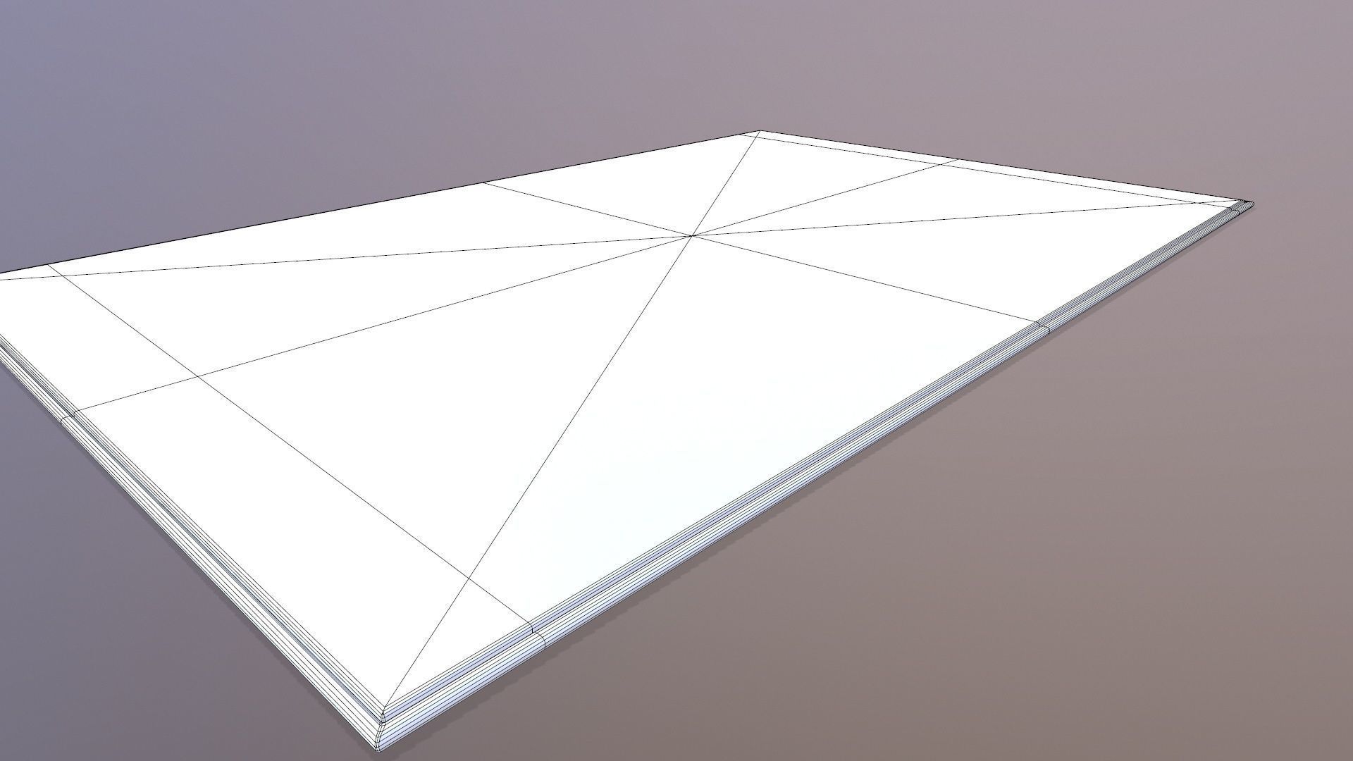 Mat 3D Model Low-poly 3D model_8