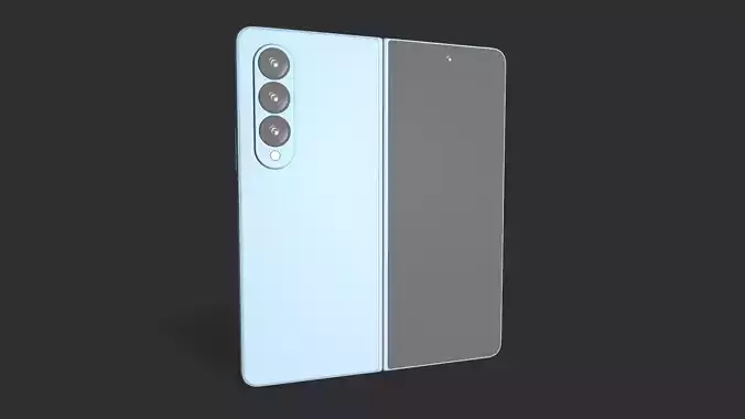 Samsung Z Fold4 Green 3D model
