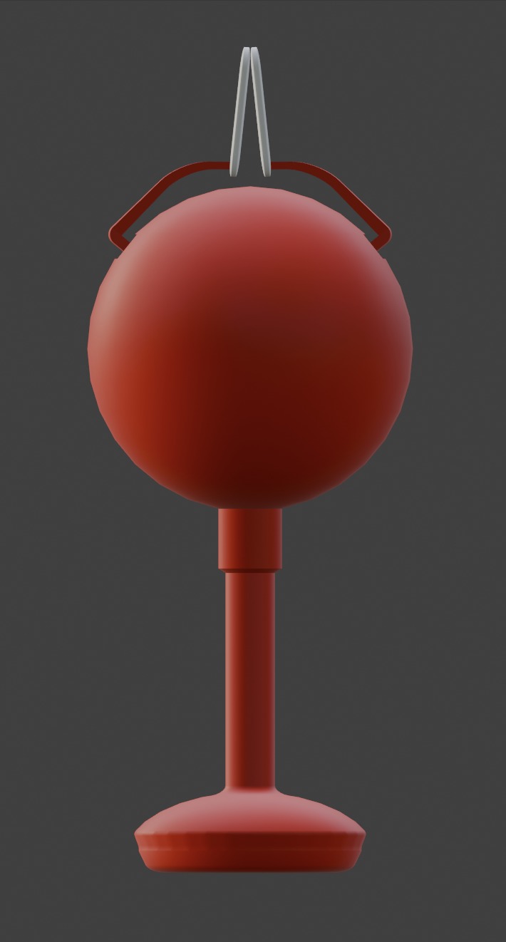 BIG CLAPPER Japanese Clapping Robot - Quality 3D Model Low-poly 3D model_2