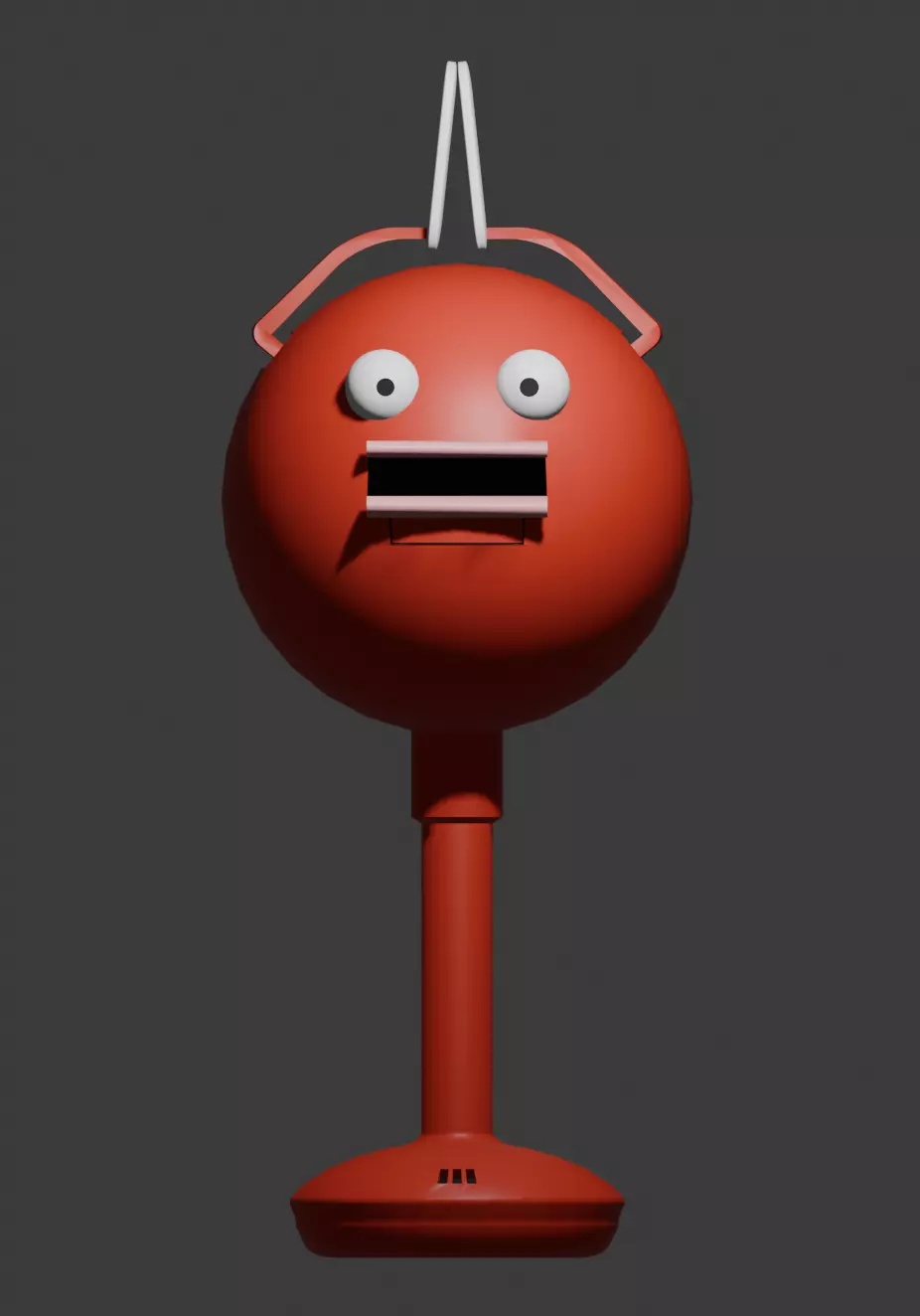 BIG CLAPPER Japanese Clapping Robot - Quality 3D Model Low-poly 3D model_0