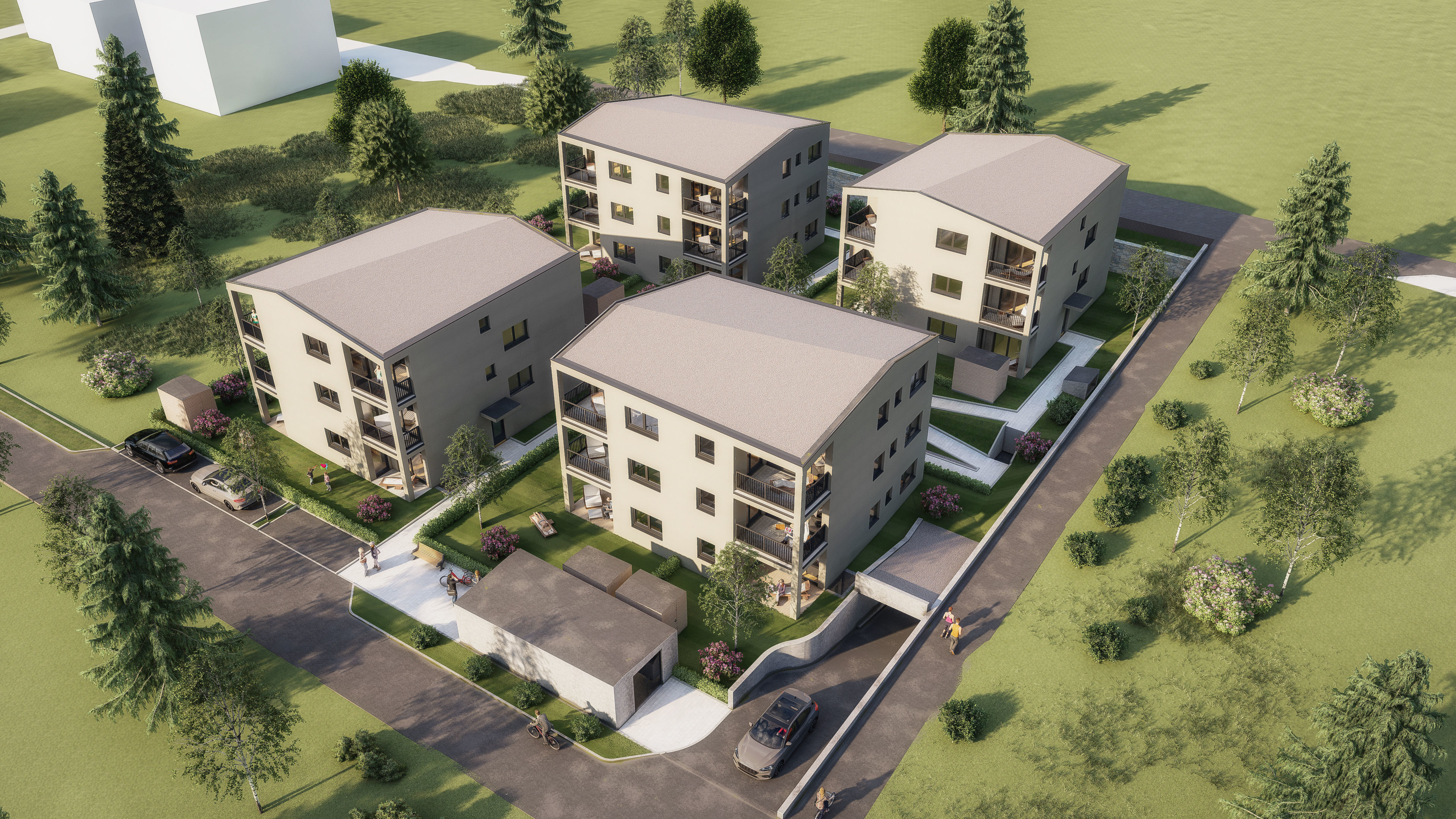 Several residential buildings in the Tyrolean Alps 3D model_5