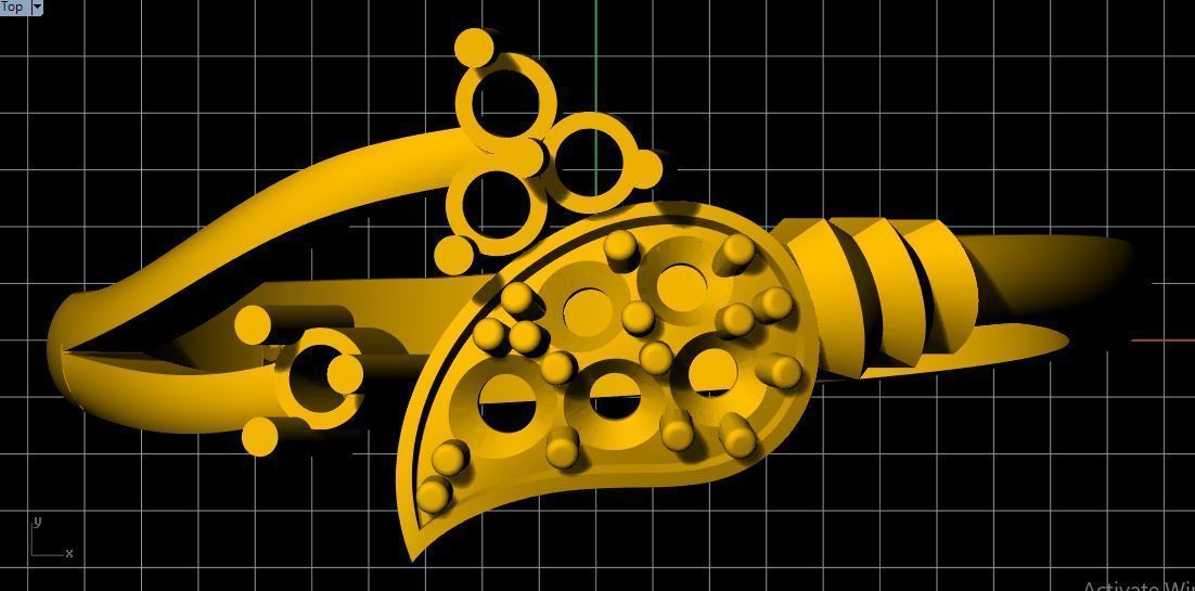 Cluster Ring 3dm file 3D print model_4