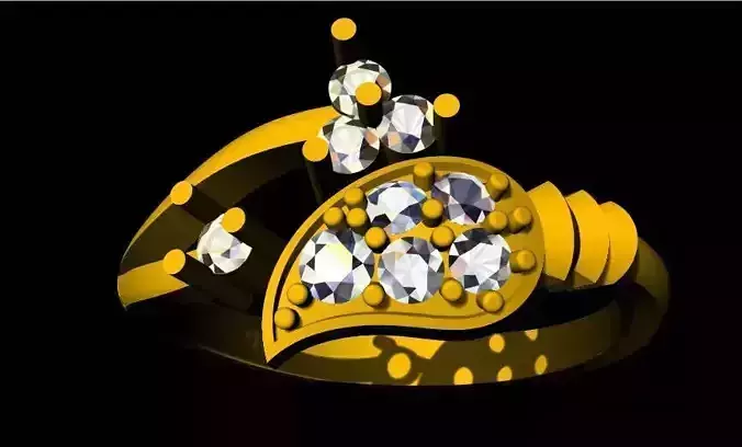 Cluster Ring 3dm file