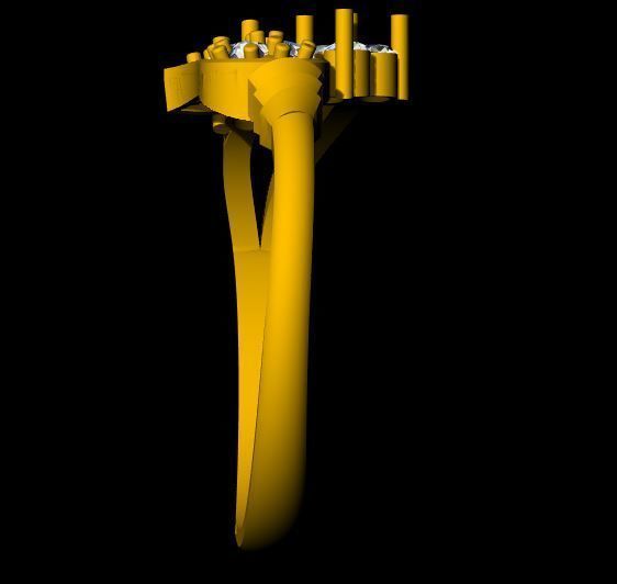 Cluster Ring 3dm file 3D print model_7