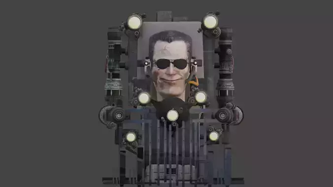 gman SKIBIDI 3D model
