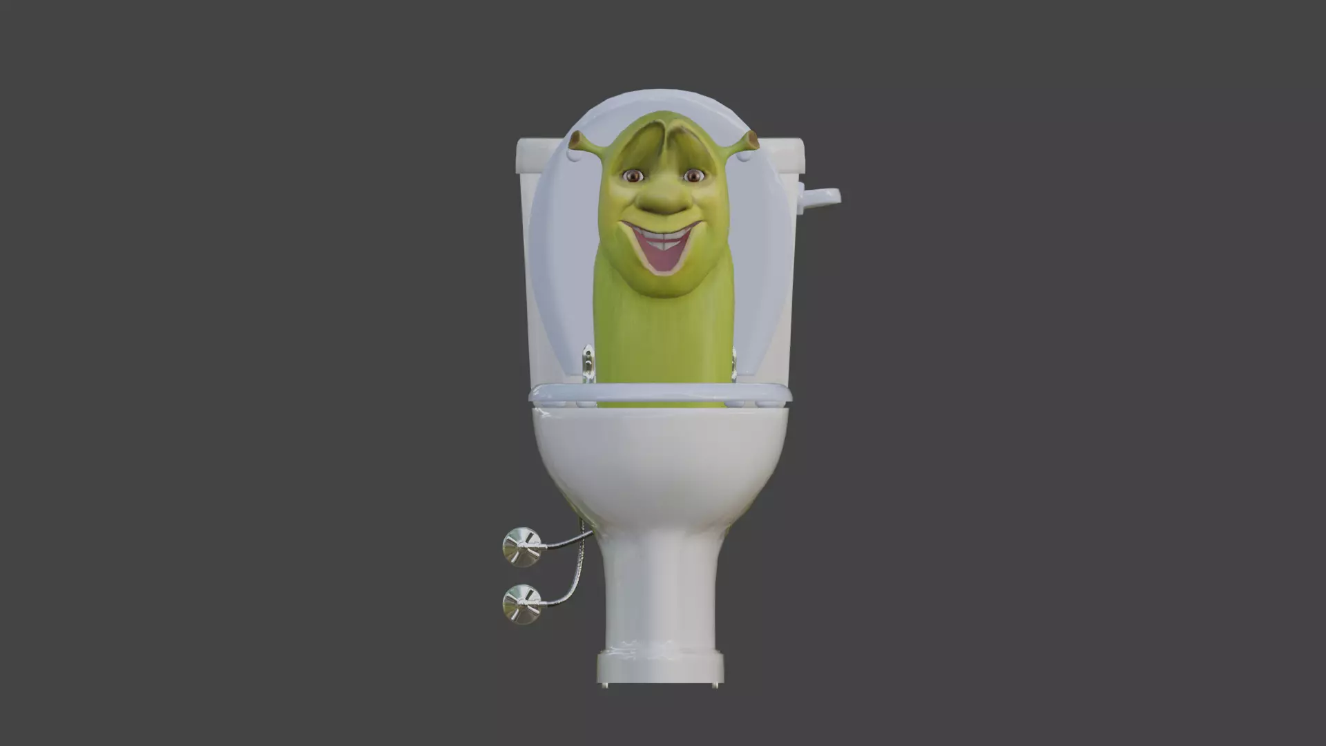 skibidiengshrek SKIBIDI 3D model