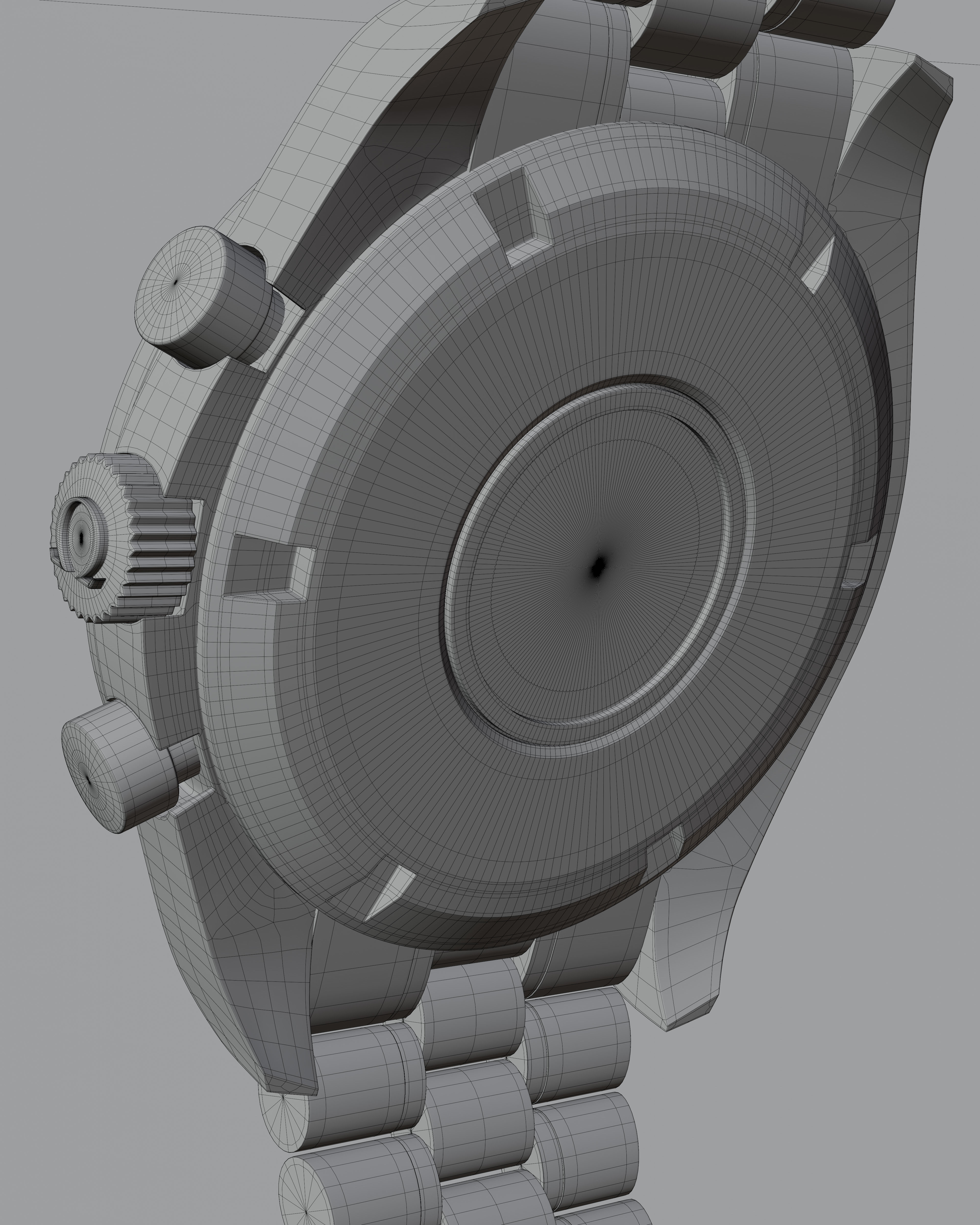 Omega Speedmaster watch with Box 3D model_6