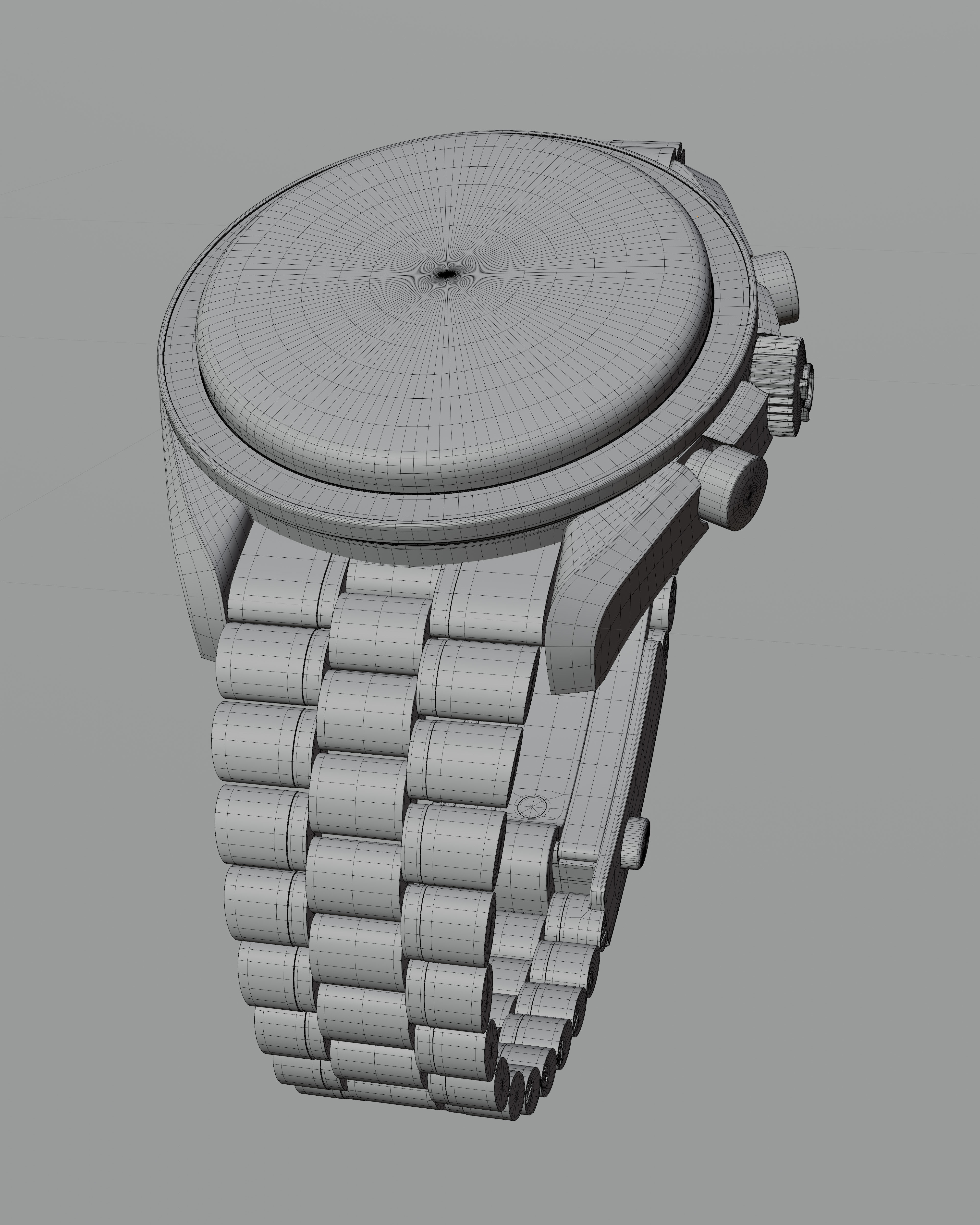 Omega Speedmaster watch with Box 3D model_2
