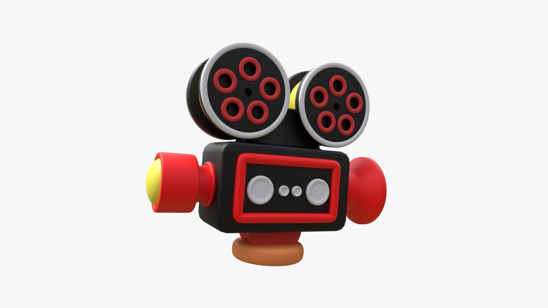 Film Camera 3D model_5