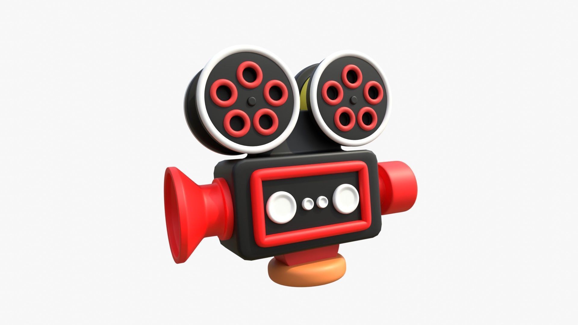 Film Camera 3D model_15