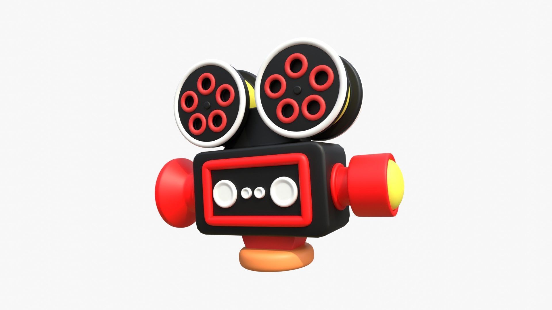 Film Camera 3D model_19