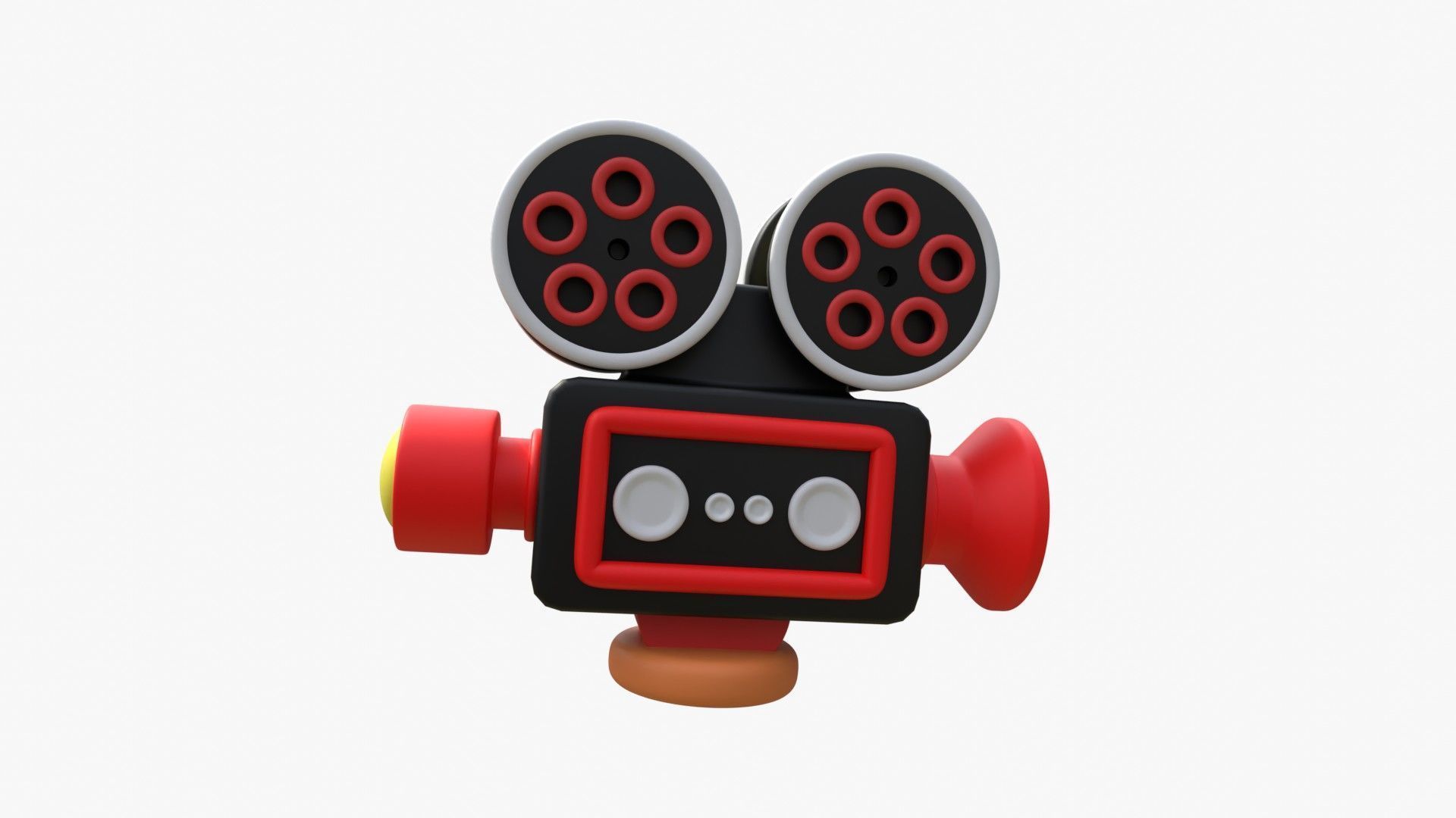 Film Camera 3D model_6