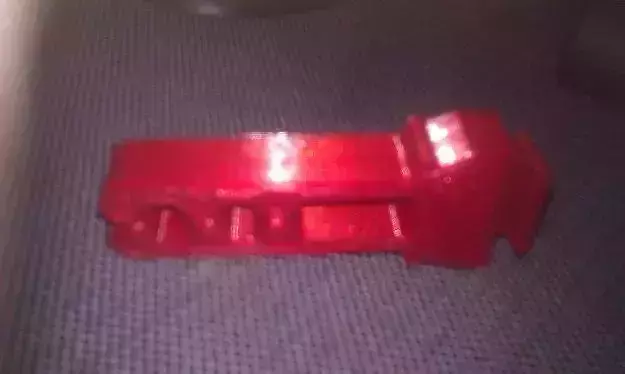 ventclip plastic piece on table