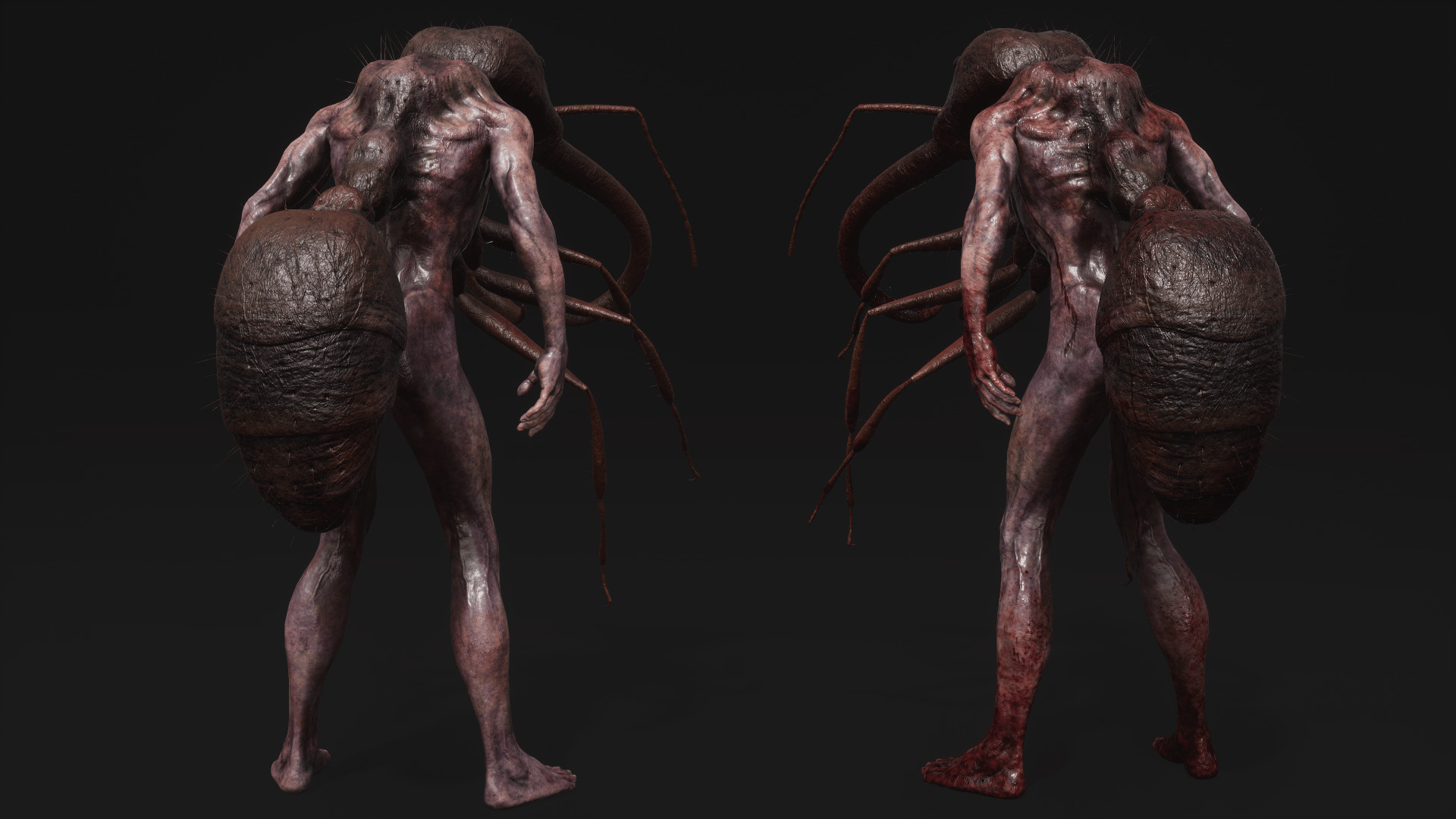 Sci-fi Cyber Victim 5 Low-poly 3D model_46