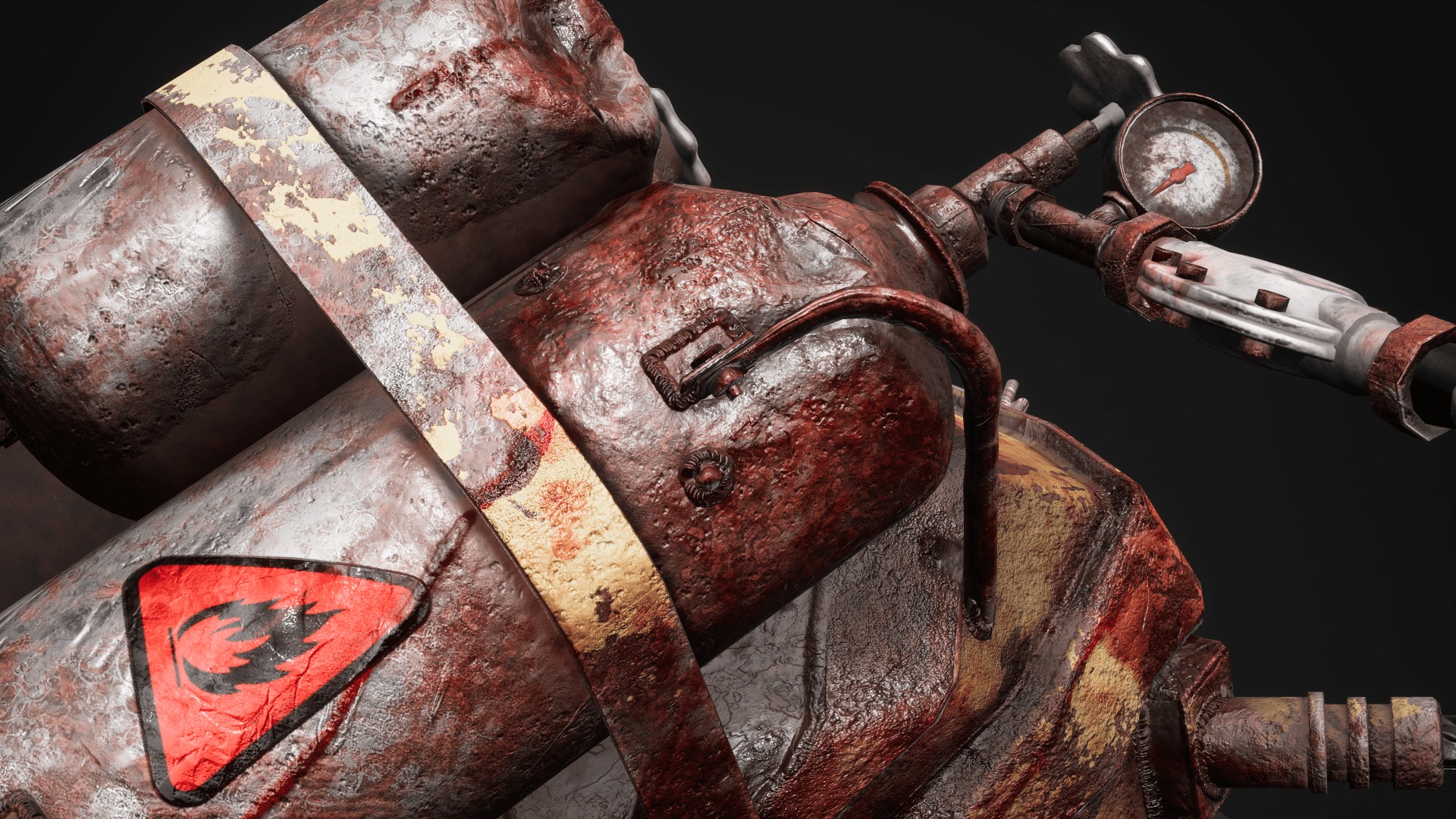 Sci-fi Cyber Victim 5 Low-poly 3D model_20