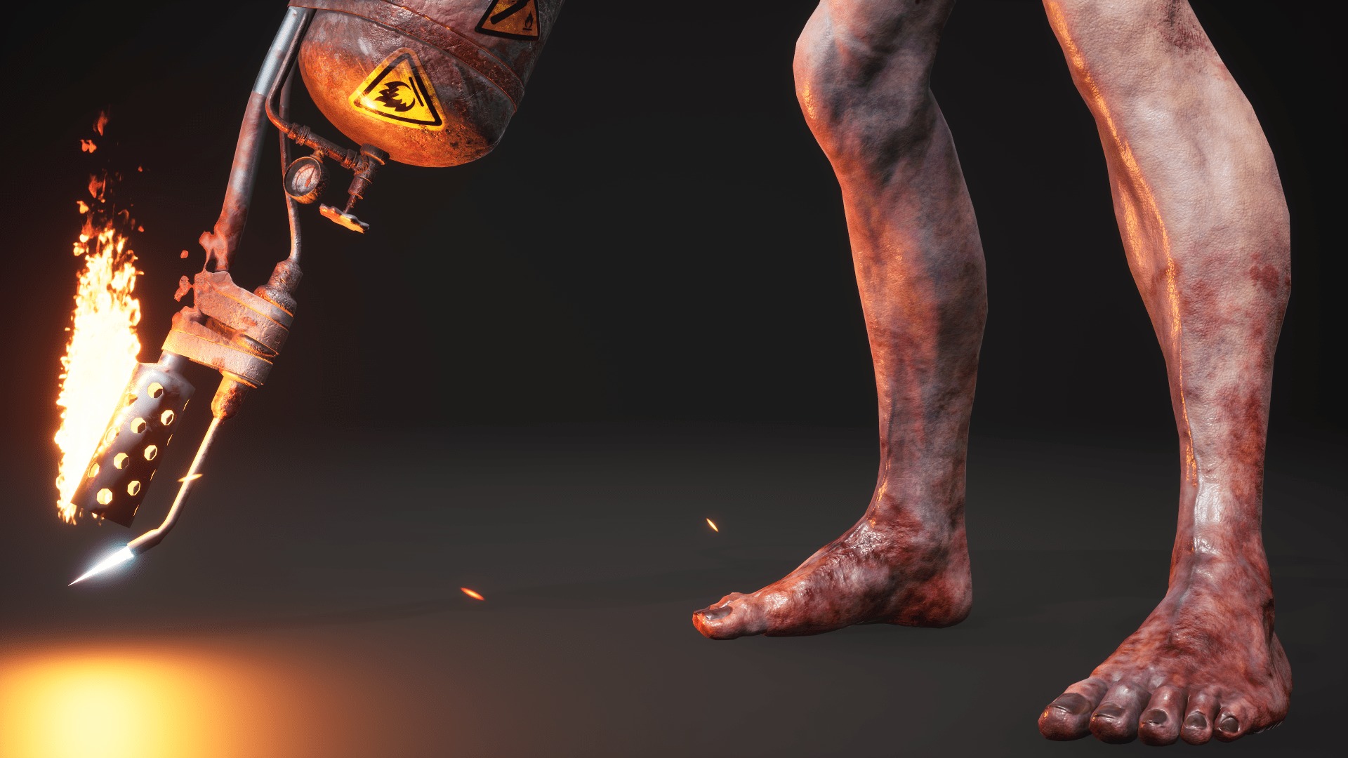 Sci-fi Cyber Victim 5 Low-poly 3D model_32