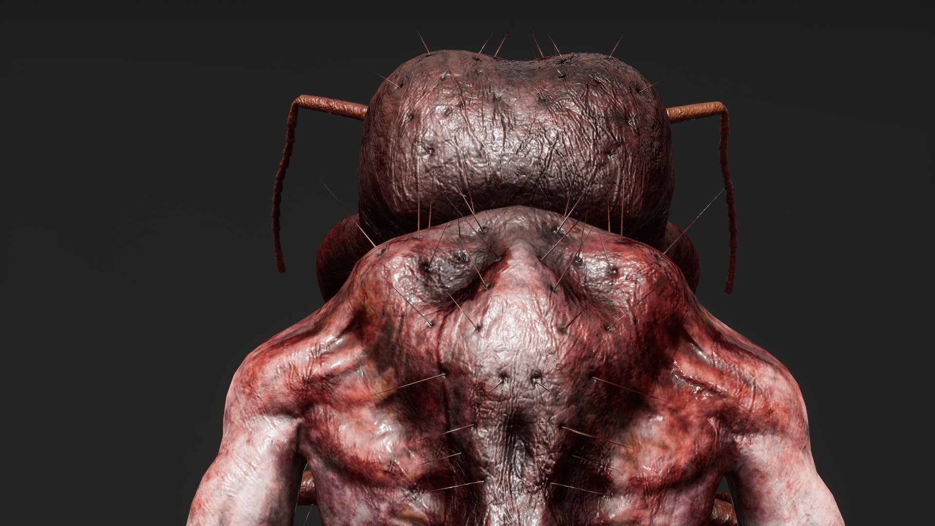 Sci-fi Cyber Victim 5 Low-poly 3D model_23