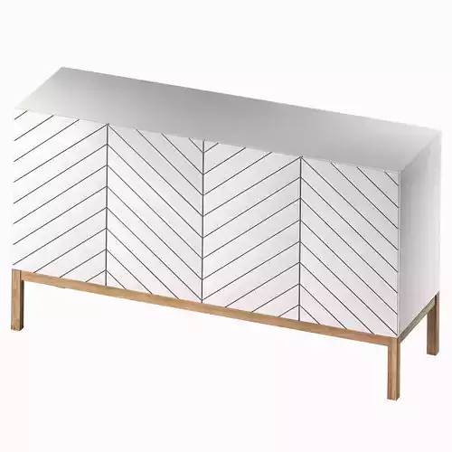 Plato sideboard chest of drawers by La redoute 3D model Plato sideboard chest of drawers by La redoute 3D model