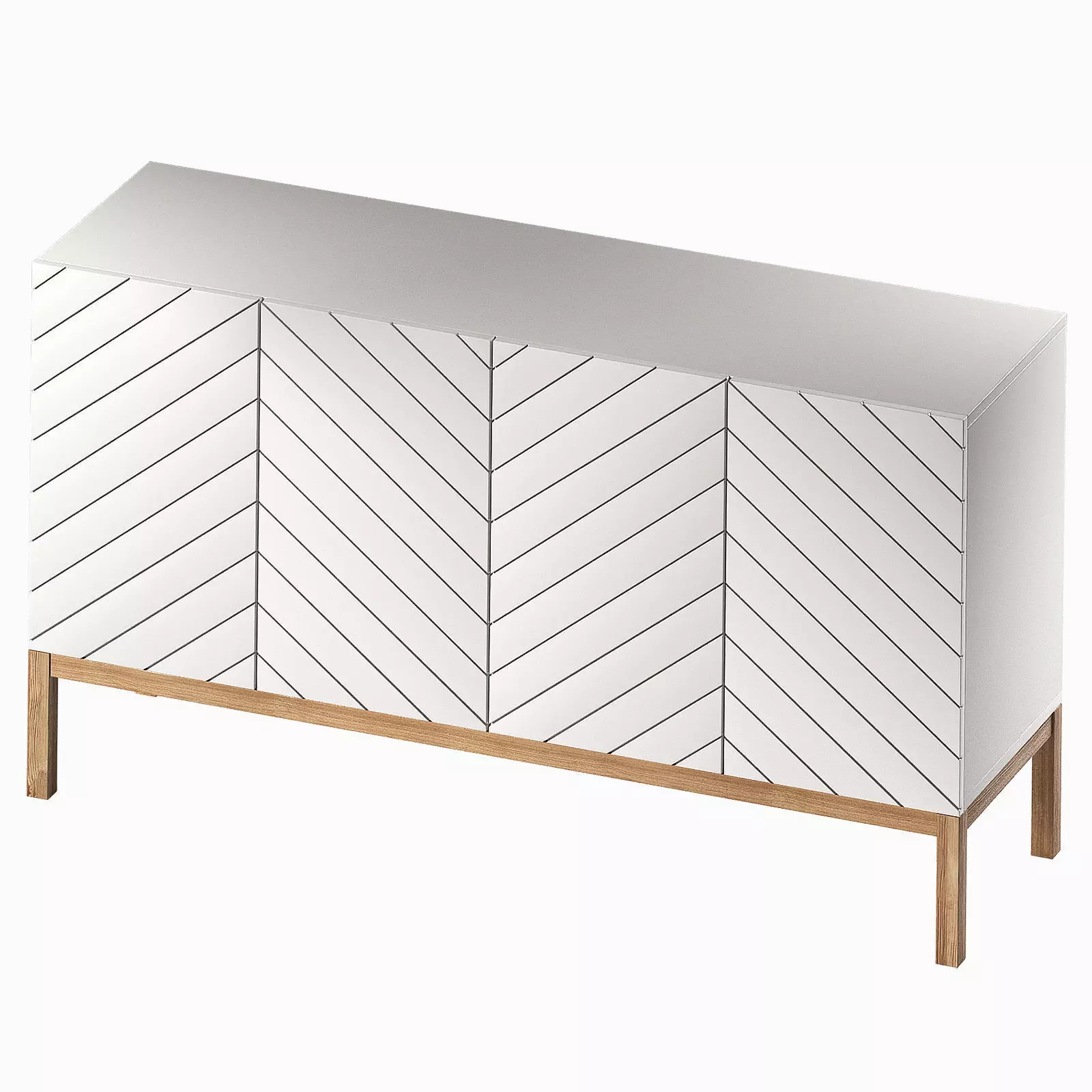 Plato sideboard chest of drawers by La redoute 3D model_0