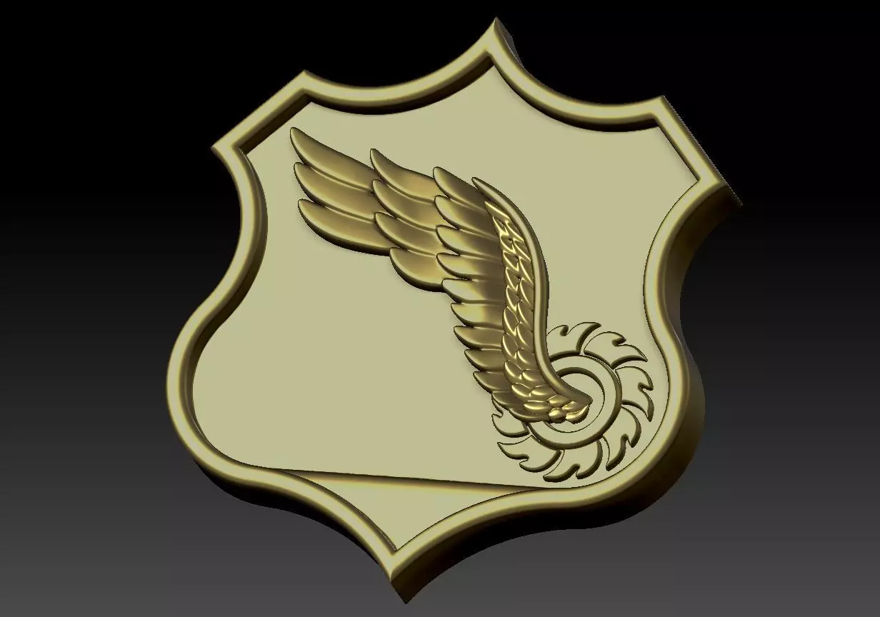 thai transport corps logo 3D model