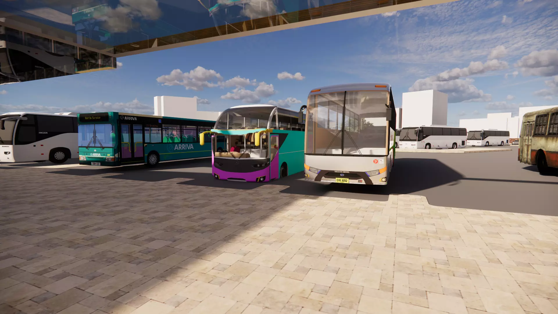 Bus Station 3D model_0