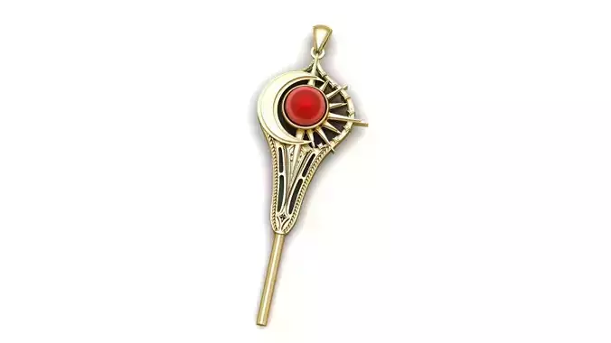 Handmade Tear Pendant 3d printable Model 3D print model