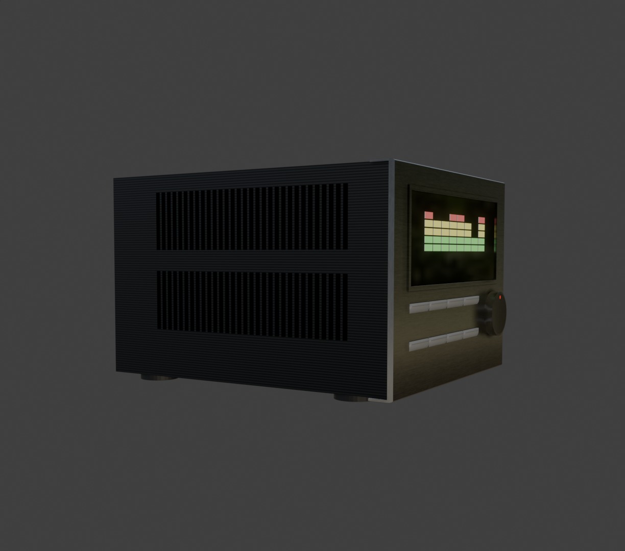 Hi-Fi Music Amplifier System Home Audio Electronics 3D model_1