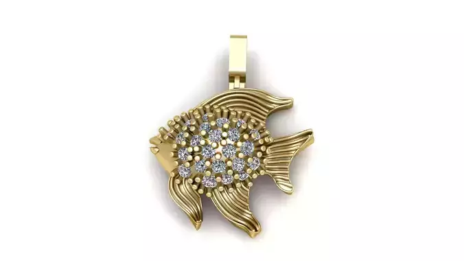Beautyfull Fish Pendant 3d printable Model