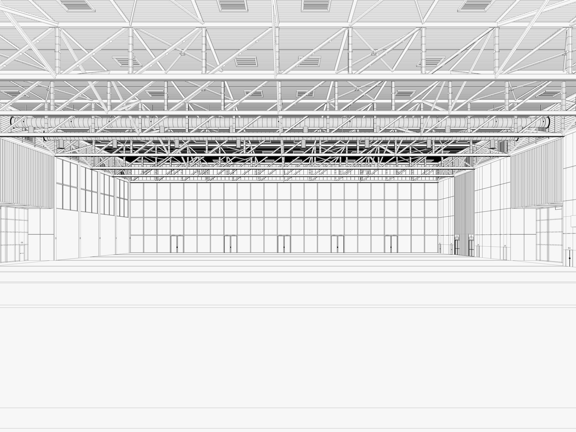 Convention and Exhibition Center 2 3D model_19